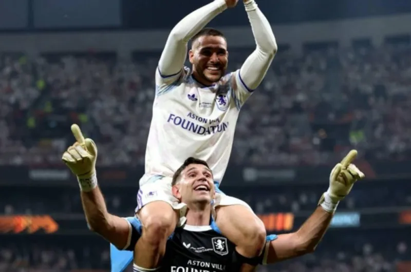 Aston Villa del "Dibu" Martínez se consagró campeón de la Europa League