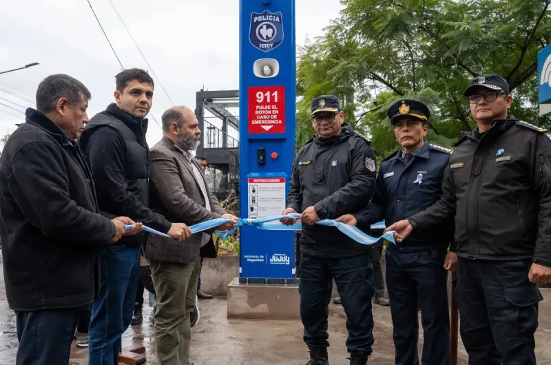 Habilitaron el primer tótem de seguridad ciudadana en Jujuy