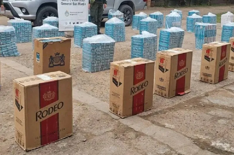 Secuestraron 20.000 paquetes de cigarrillos de contrabando