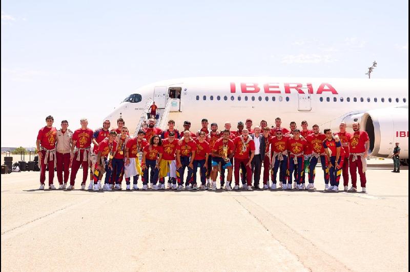 La Selección de España ya llegó a Madrid y prepara una celebración multitudinaria en Cibeles