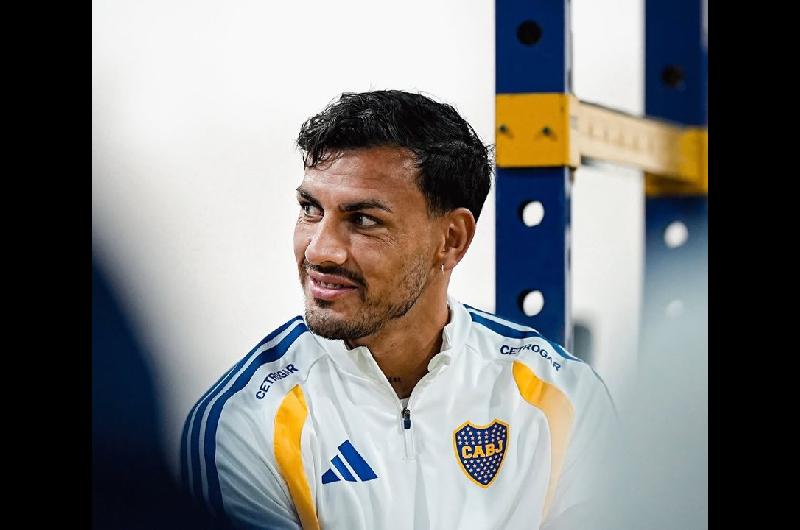 Paredes volvió a Boca y ya se entrenó a la par de sus compañeros